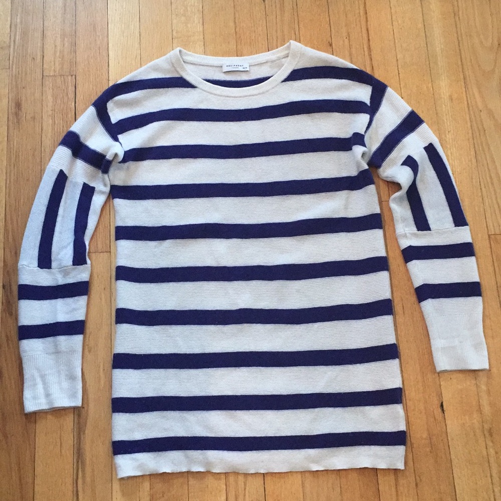 Equipment 100% cashmere thigh-length sweater